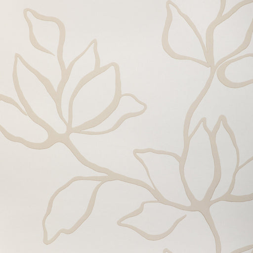 KRAVET COUTURE - FLORAL SKETCH WP- NATURAL - Wallcovering by the Roll NATURAL