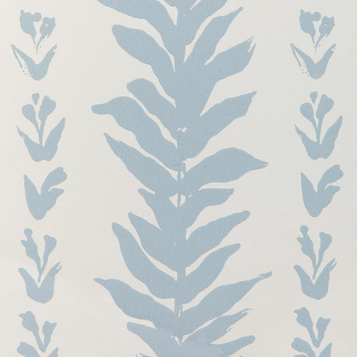 KRAVET COUTURE - CLIMBING LEAVES WP- CHAMBRAY - Wallcovering by the Roll CHAMBRAY