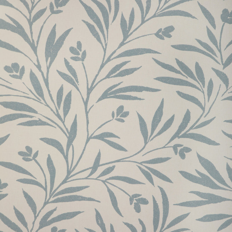 KRAVET COUTURE - WISPY VINES WP- CHAMBRAY - Wallcovering by the Roll CHAMBRAY
