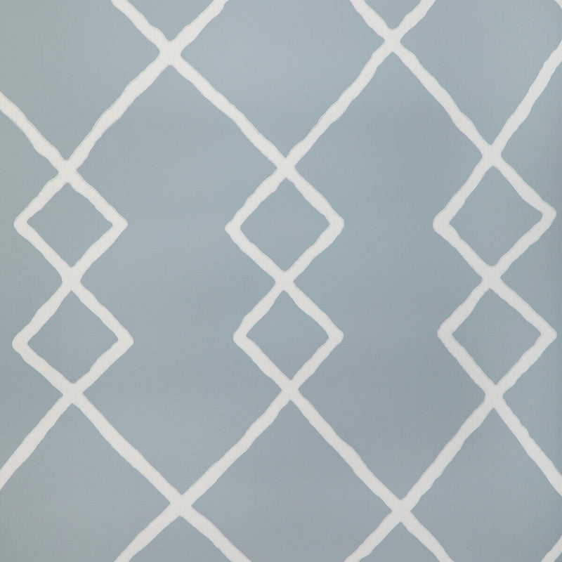KRAVET COUTURE - GEO GRAPHICA WP- SKY - Wallcovering by the Roll SKY