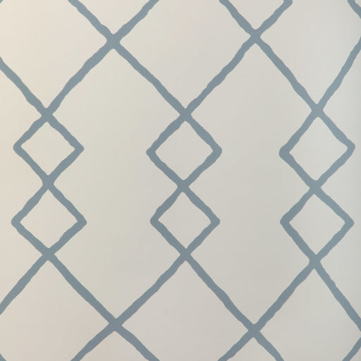 KRAVET COUTURE - GEO GRAPHICA WP- CHAMBRAY - Wallcovering by the Roll CHAMBRAY