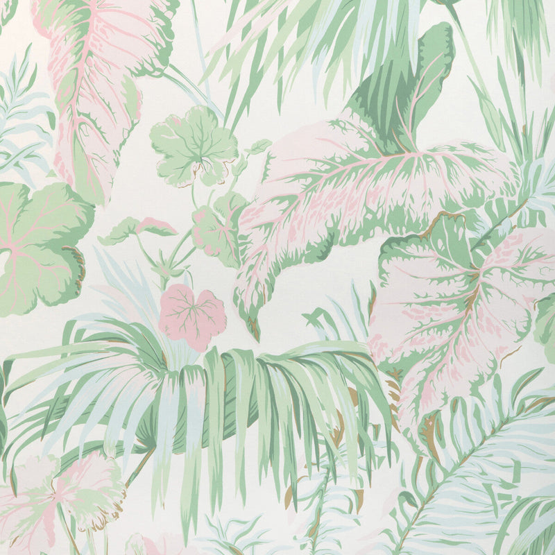 KRAVET COUTURE - YASUNI WP- PINK PALM - Wallcovering by the Roll PINK PALM