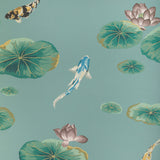KRAVET COUTURE - LOTUS POND WP- SAGE - Wallcovering by the Roll