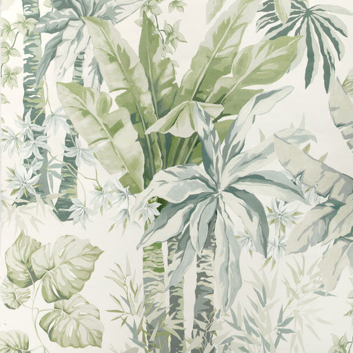KRAVET COUTURE - JUNGLEWOOD PNL- BLUE SAGE - Wallcovering by the EACH BLUE SAGE