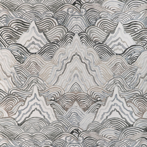 KRAVET COUTURE - SHANGRI LA WP- NOIR - Wallcovering by the Roll NOIR