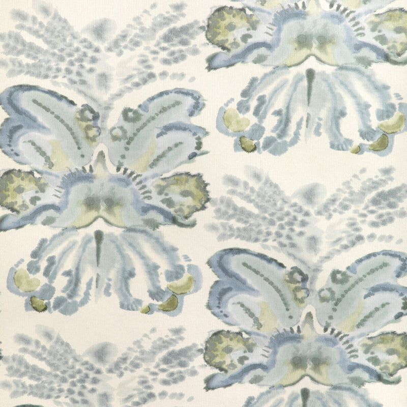 KRAVET COUTURE - RORSCHACH WP- AMSONIA - Wallcovering by the Roll AMSONIA