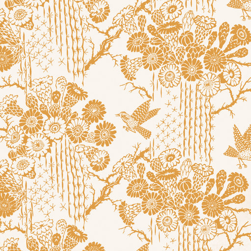 KRAVET COUTURE - SAGUARO WP- SAFFRON - Wallcovering by the Roll SAFFRON