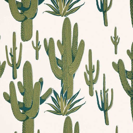 KRAVET COUTURE - CACTI LAND WP- AGAVE - Wallcovering by the Roll AGAVE