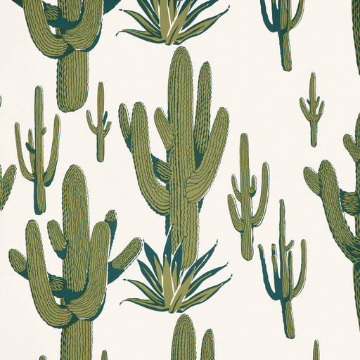 KRAVET COUTURE - W4260 - CACTI LAND WP - Wallpaper By the Roll