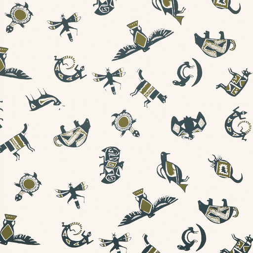 KRAVET COUTURE - MIMBRES WP- AGAVE - Wallcovering by the Roll AGAVE