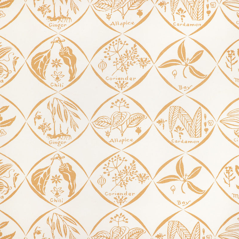 KRAVET COUTURE - SPICES WP- SAFFRON - Wallcovering by the Roll SAFFRON