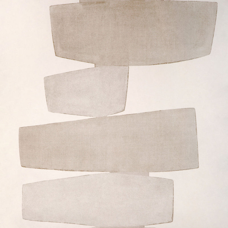 KRAVET COUTURE - STACKED WP- FOG - Wallcovering by the Roll FOG