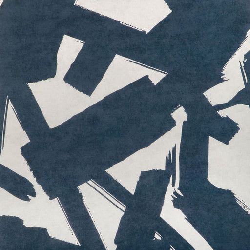 KRAVET COUTURE - BOLD LINES WP- INDIGO - Wallcovering by the Roll INDIGO