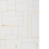 KRAVET COUTURE - COUNTERCULTURE- IVORY/GOLD - Wallcovering by the Roll