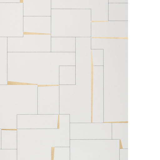 KRAVET COUTURE - COUNTERCULTURE- IVORY/GOLD - Wallcovering by the Roll - W4397_416