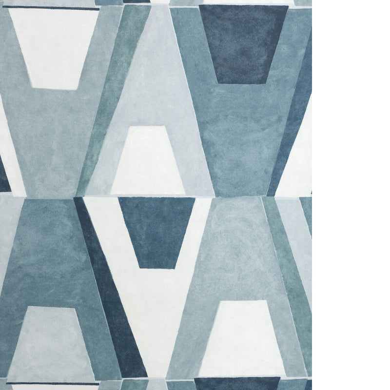 KRAVET COUTURE - WILD CHILD- INDIGO - Wallcovering by the Roll - W4400_155