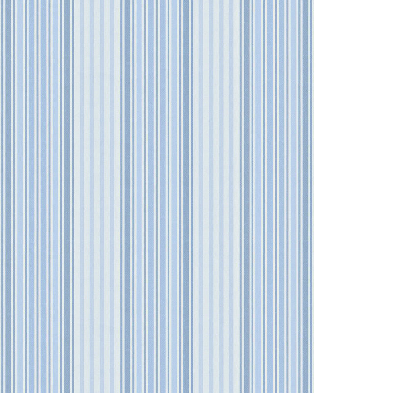 KRAVET COUTURE - DOUGLAS STRIPE WP - BLUE BAY - Wallpaper By The ROLL