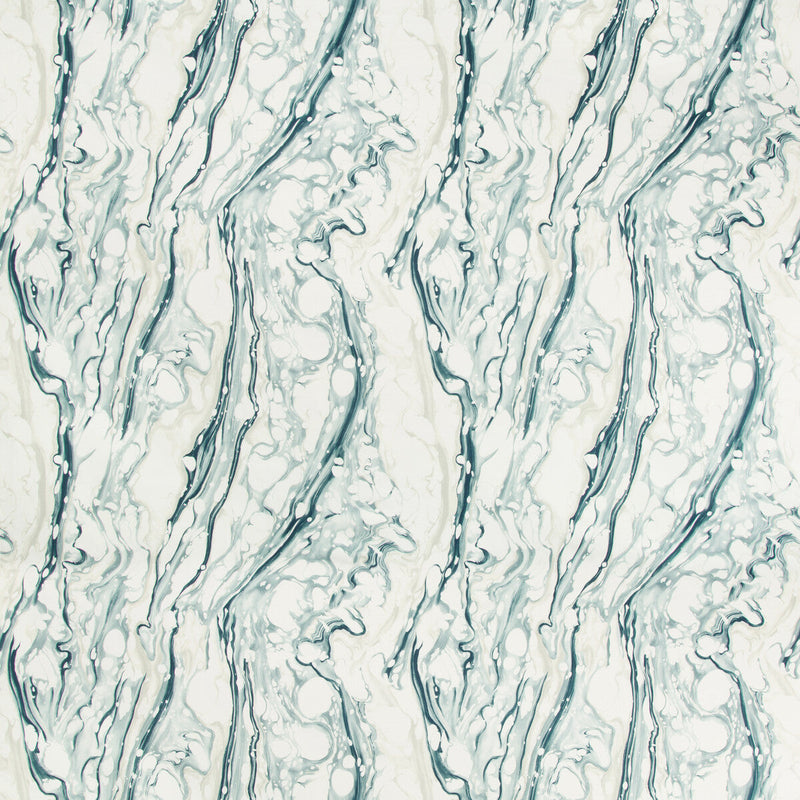 KRAVET COUTURE - WATERFRONT- STEEL - Fabric by the Yard STEEL
