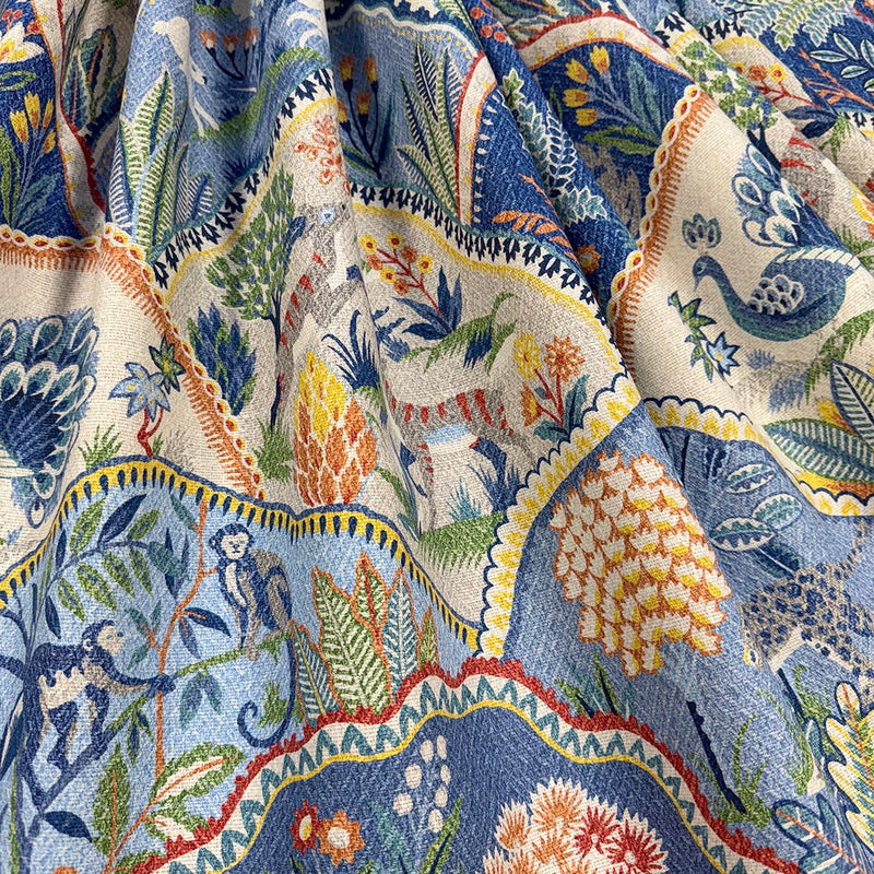 WOODLAND - BLUES - Mag Fabrics - Fabric By The Yard