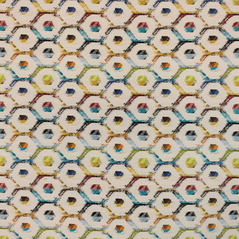 RM Coco - Watercolor Trellis - Fabric by the Yard - Samples Available Upon Request