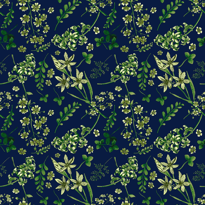 RM Coco - Wildflower Mono - Fabric by the Yard - Samples Available Upon Request