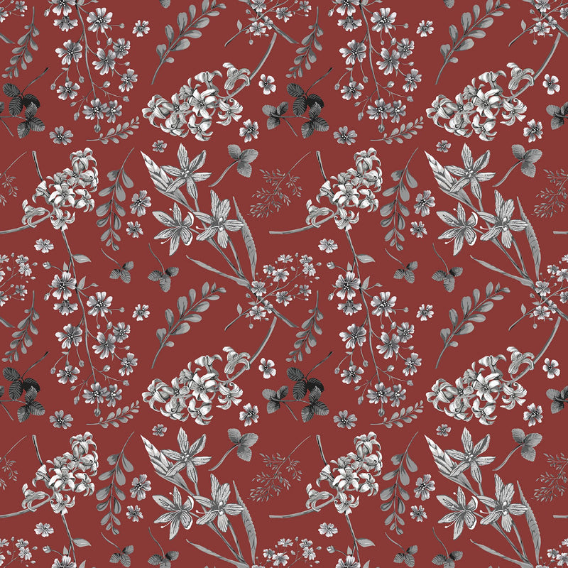 RM Coco - Wildflower Mono - Fabric by the Yard - Samples Available Upon Request