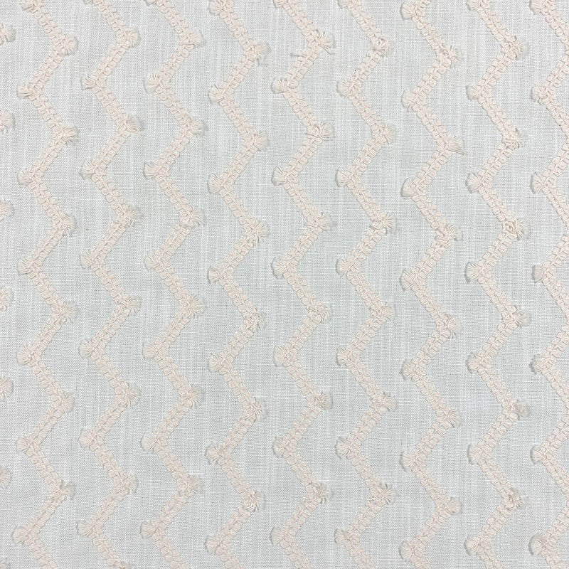 ZAG - PALE PINK - Mag Fabrics - Fabric By The Yard