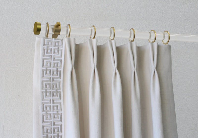 Build Your Own Single Rod Drapery Hardware Set
