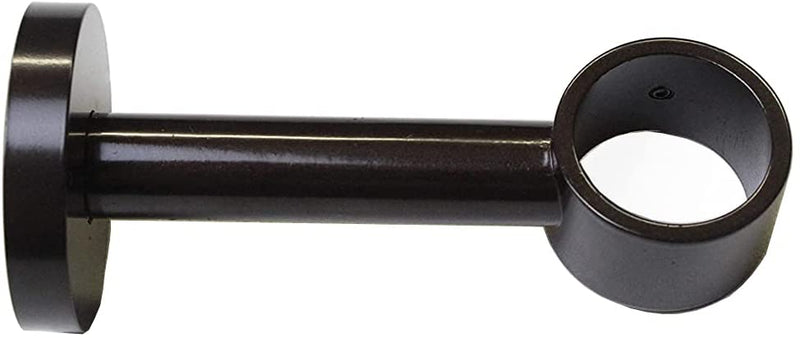 1 Inch Long Fully Enclosed Bracket to Use With Your Own Rod - Available in Gold, Bronze, Silver, Black Finishes