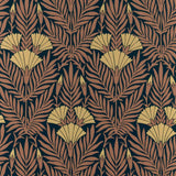 Maxwell - FLORAL FANFARE (WP) - BURNT ORANGE - Wallcovering by the 11 Yard Roll