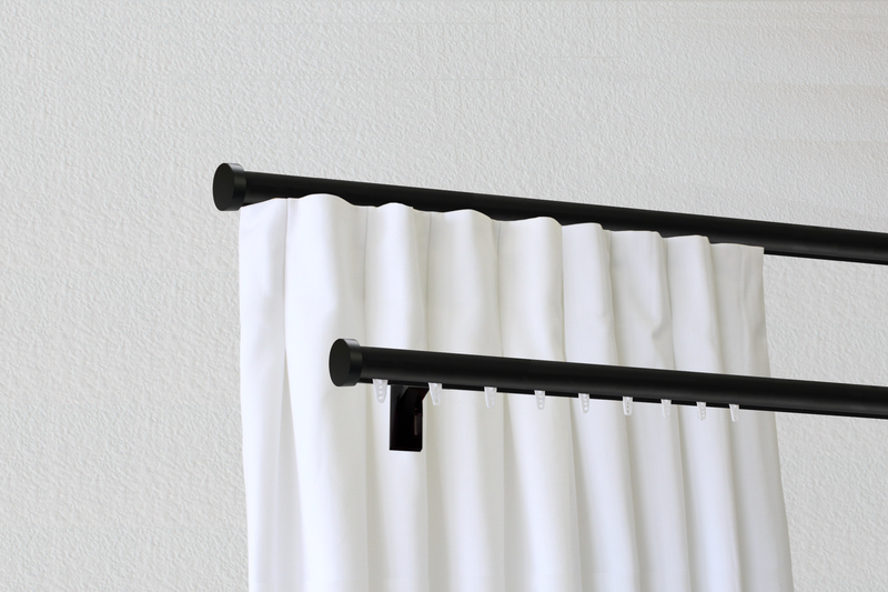 Build Your Own Channel Track Drapery Hardware Rod Set