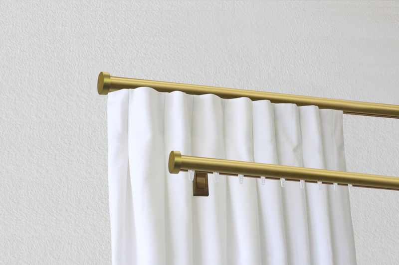 Build Your Own Channel Track Drapery Hardware Rod Set