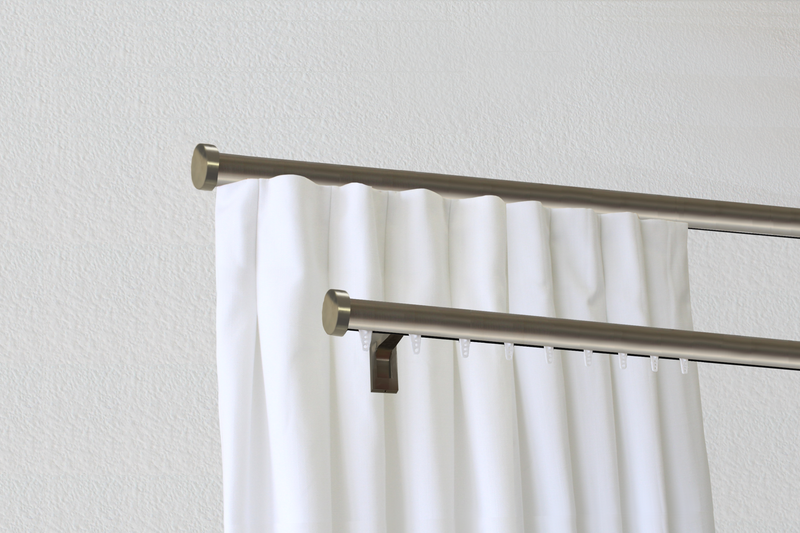 Build Your Own Channel Track Drapery Hardware Rod Set