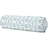 Laura Park 36" Round Bolster Pillow - For Queen/Full Beds - Chintz Mist
