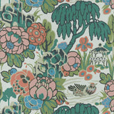 Maxwell - MANDARIN GARDEN (WP) - CORAL - Wallcovering by the 11 Yard Roll