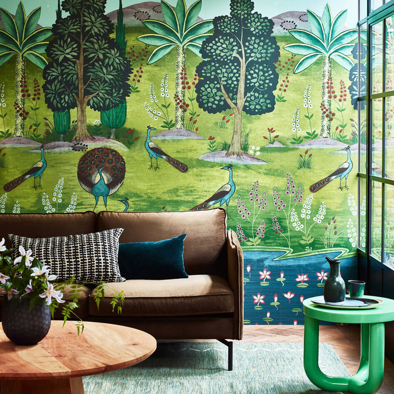 Maxwell Wallpaper - GARLAND OF RAGINI (WP) - Wallpaper by the 13.7 yard roll - Samples Available Upon Request - MFS-00426