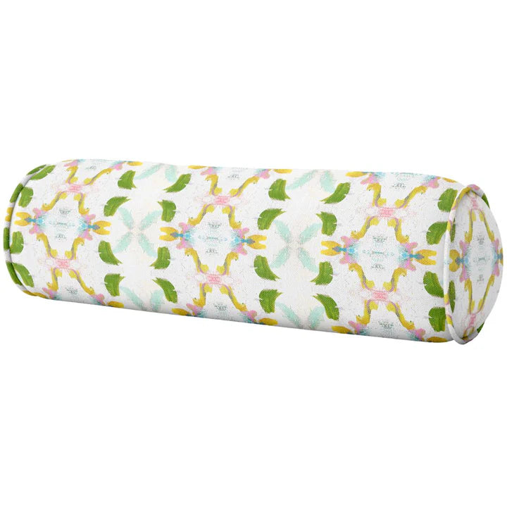 Laura Park 36" Round Bolster Pillow - For Queen/Full Beds - Dogwood