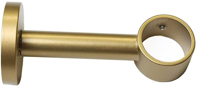 1 Inch Long Fully Enclosed Bracket to Use With Your Own Rod - Available in Gold, Bronze, Silver, Black Finishes