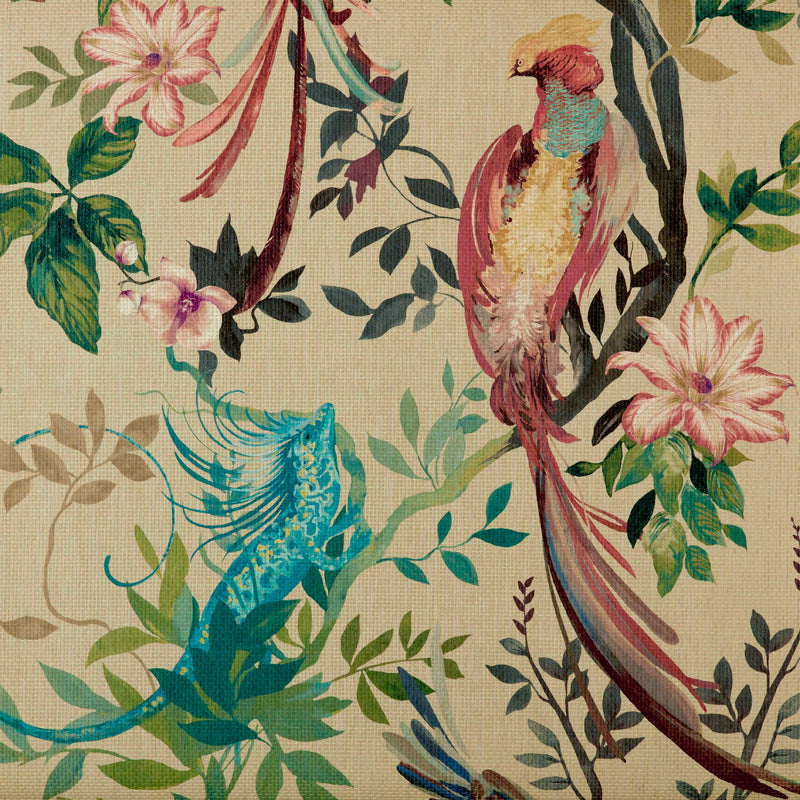 Maxwell Wallpaper - BIRD SONNET PAPERWEAVE (WP) - Wallpaper by the 6.5 yard roll - Samples Available Upon Request - MFS-00115
