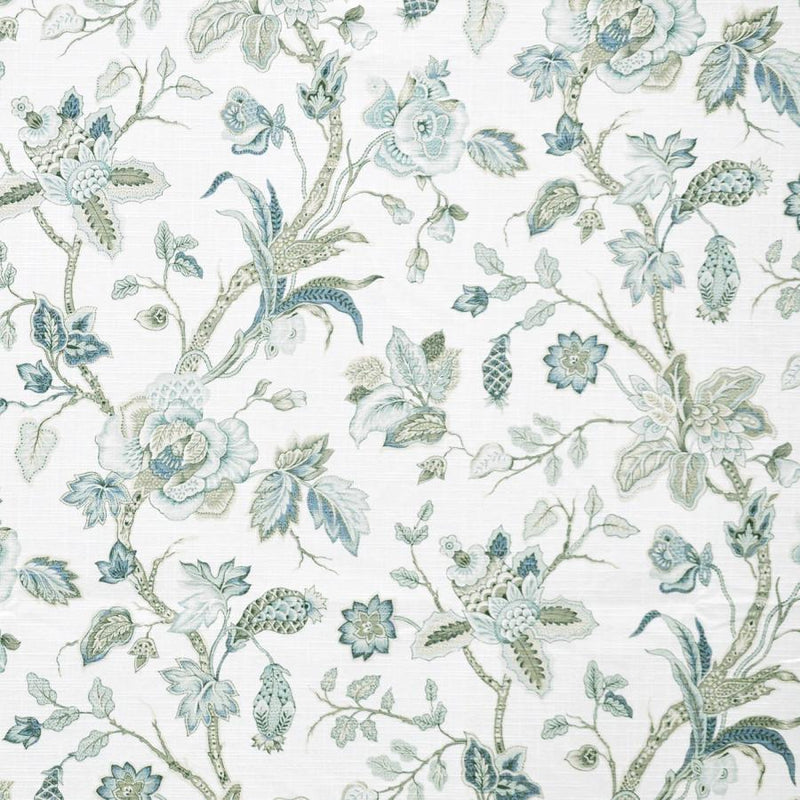 Maxwell - THOMASINA - LAKE - Fabric by the Yard