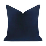 Laura Park - 22 x 22 Solid Velvet Pillow - Cobalt Blue