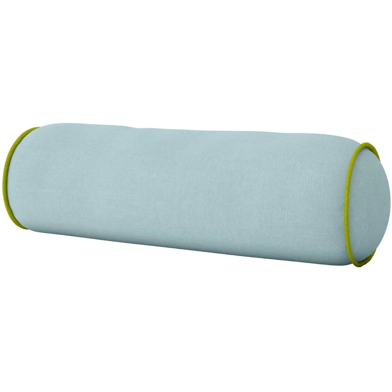Blue/Green Two-Toned Round Bolster - Full/Queen