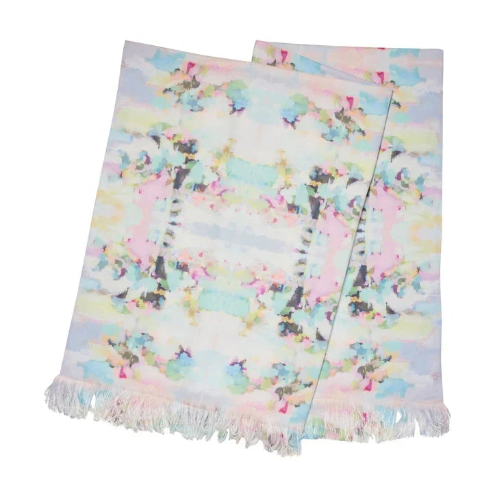 Lemonade Stand Fringe Throw Blanket, 65" x 54"