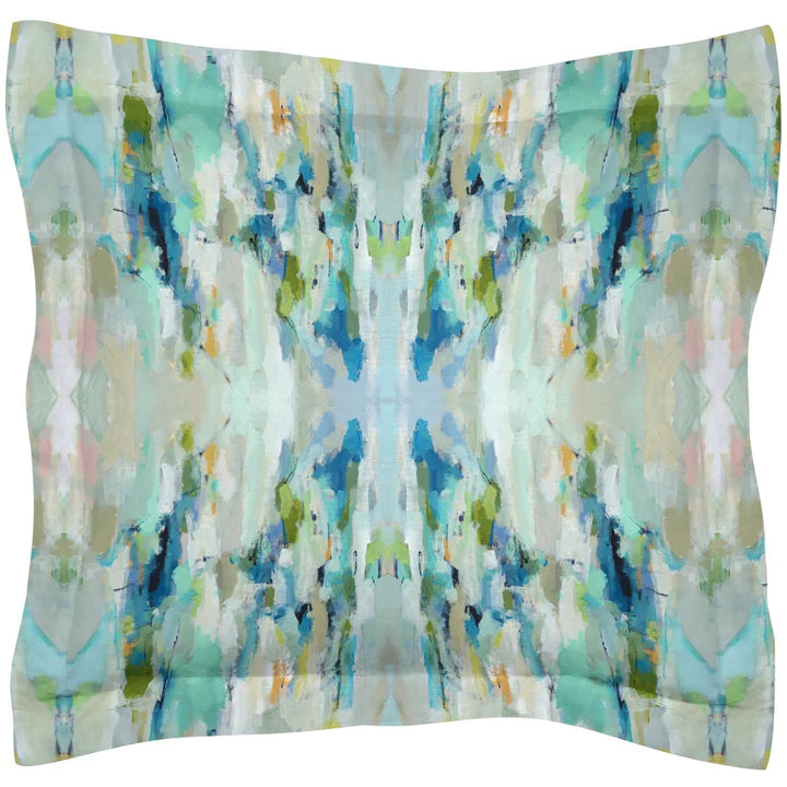 Laura Park - Euro 26 x 26 Sham - Wintergreen