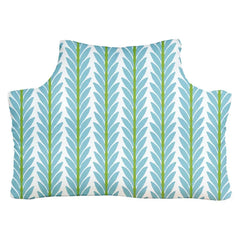 Frond French Blue Headboard Pillow Twin XL