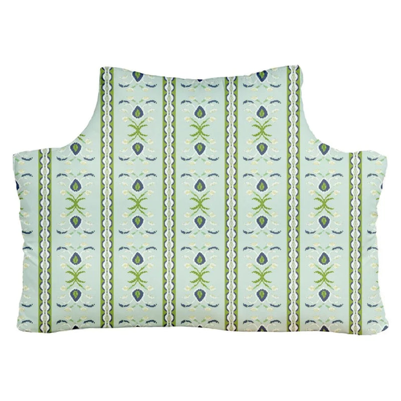 Rosemary Stripe Lagoon Headboard Pillow Twin XL