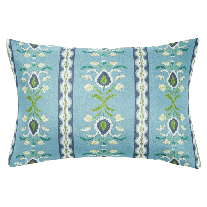 Laura Park - 14' x 20' Lumbar - Rosemary Stripe French Blue