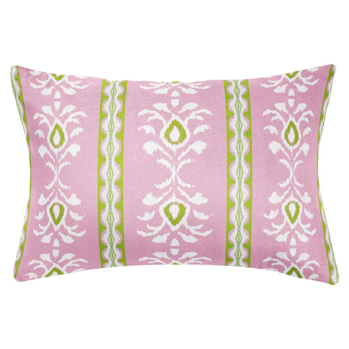 Laura Park - 14' x 20' Lumbar - Rosemary Stripe Pink
