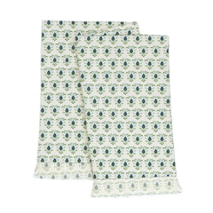 Rosemary White Fringe Throw Blanket, 65" x 54"