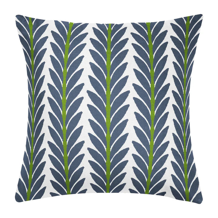 Laura Park - 22' x 22' Euro Pillow Bundle - Frond Indigo